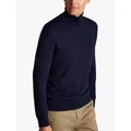 Charles Tyrwhitt Merino Wool Roll Neck Jumper, Navy