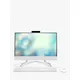 HP 22-dd1001na All-in-One Desktop PC, Intel Core i3 Processor, 4GB RAM, 256GB SSD, 21.5" Full HD, Natural Silver