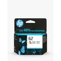 HP 62 Tri-Colour Original Ink Cartridge, Single, Instant Ink Compatible