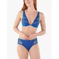 Maison Lejaby Attitude Underwired Triangle Bra, Bleu Nomade