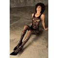 Trasparenze Passion Net Bodystocking Colour: Black, Size: M-L