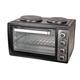 Kalorik KitchenOriginals TKG MK 1002 3100W 28L 'Mini Kitchen' Oven with 2 Hotplates - Black