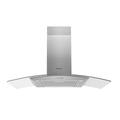 Hotpoint Phgc9.4Flmx 90Cm Curved Glass Hood - Stainless Steel