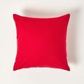Red European Egyptian Cotton Pillowcase 200 TC, 40 x 40 cm