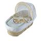 Kinder Valley Moses Basket Bedding Set - Little Rocker Cream