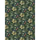 Morris & Co. Golden Lily Made to Measure Curtains or Roman Blind, Midnight/Green