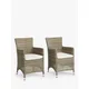 John Lewis Dante Garden Dining Armchair, Set of 2