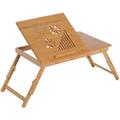 Zennor Portable Laptop Desk - Natural Bamboo