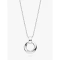 Kit Heath Bevel Cirque Pendant Necklace, Silver