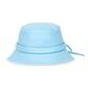 Jacquemus Le Bob Mentalo Leather Bow Bucket Hat Blue