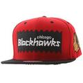 Mitchell & Ness Chicago Blackhawks STA3 Wool Snapback Cap Red/Black