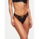 Ann Summers Knickers The Icon Thong - Black, Black, Size 16, Women
