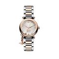 Vivienne Westwood Orb Diamond Rose Gold Textured and Diamond Set Dial with Charm Two Tone Stainless Steel Bracelet Ladies Watch, One Colour, Women