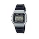 Casio Digital Silver Tone Case Black Strap Watch F-91Wm-7Aef