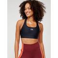 UNDER ARMOUR Authentics Mid Padless Sports Bra - Black, Black/White, Size Xl, Women