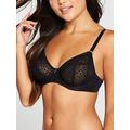 Freya Starlight Underwired Hero Balcony Side Support Bra- Black, Black, Size 38, Women