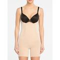 Spanx Oncore Open Bust Mid Thigh Bodysuit - Nude, Nude, Size 1Xl, Women