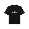 Balenciaga Womens BB Pixel Medium Fit T-shirt Black