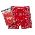 Supreme Hanes Bandana Boxer Briefs (2 Pack) Red