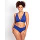 Curvy Kate Twist & Shout Soft Triangle Bikini - Violet, Violet, Size 36J/Jj, Women