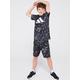 adidas Sportswear Junior Camo Print Train Essentials Short - Dark Grey, Dark Grey, Size 15-16 Years