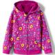 Reversible Sherpa Fleece Hoodie, Kids, size: 14 yrs, regular, Pink, Cotton-blend/Poly-blend, by Lands' End