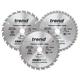 Trend Trend 165mm Circular Saw Blade Mixed Triple Pack 2 x 24T + 1 x 40T