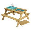 TP Toys Children's Wooden Splash and Play Picnic Table