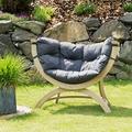 Siena Uno Garden Chair in Weatherproof Anthracite