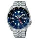 Seiko 5 Sports GMT Automatic Blue Dial Stainless Steel Bracelet Mens Watch SSK003K1