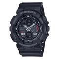 Casio G-Shock Analogue-Digital Black Dial Black Resin Strap Men's Watch GA-140-1A1ER