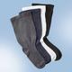 Mens Extra-wide Diabetic Socks White Size 6-11 Pack of 3