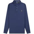 Polo Ralph Lauren 'Long Sleeve' Slim Fit Soft Touch Polo Navy
