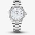Baume & Mercier Ladies Riviera Diamond Set Mother-Of-Pearl Watch 10662