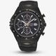 Seiko Mens Conceptual Series Black Chronograph Dial Rubber Strap Watch SNAF87P1