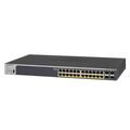 Netgear 24-Port Gigabit PoE+ Smart Managed Pro Switch with 4 SFP Ports