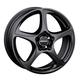 Ronal R53 Alloy Wheels in Black Matt Set of 4 - 18x8 Inch ET45 5x114.3 PCD 82mm Centre Bore Black Matt, Black