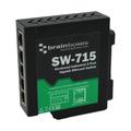 Brainboxes SW-715 network switch Unmanaged Gigabit Ethernet (10/100/1000) Black Green