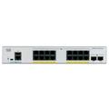 Cisco Catalyst 1000-16P-2G-L Network Switch 16 Gigabit Ethernet (GbE) PoE+ Ports 120W PoE Budget two 1 G SFP Uplink Ports Fanless Operation Enhanced Limited Lifetime Warranty (C1000-16P-2G-L)