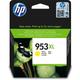 HP 953XL High Yield Yellow Original Ink Cartridge. Cartridge capacity: High (XL) Yield Colour ink type: Pigment-based ink Colour ink page yield: 1450 pages Colour ink volume: 18 ml Quantity per pack: 1 pc(s)