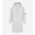 NICCE Womens Drewe Longline Puffer Jacket | Highrise Grey