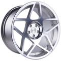 3SDM 0.08 Alloy Wheels in Silver/Cut Set of 4 - 20x10.5 Inch ET42 5x114.3 PCD 73.1mm Centre Bore Silver/Cut, Silver