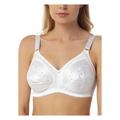 Marsylka Womens Embroidered Cup Bra - White - Size 36C UK BACK/CUP