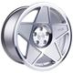 3SDM 0.05 Alloy Wheels in Silver/Cut Set of 4 - 17x8 Inch ET35 5x112 PCD, Silver