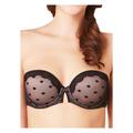 Passionata Womens Confetti Strapless/Multiway Bandeau Bra - Black Spandex - Size 32B