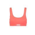 Puma Womens Sporty Bra Top - Pink Polyamide - Size Large