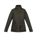 Regatta Womens/Ladies Leighton Waterproof Jacket (Dark Khaki) - Size 10 UK