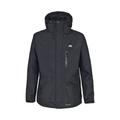 Trespass Mens Corvo Hooded Full Zip Waterproof Jacket/Coat - Black - Size 2XS