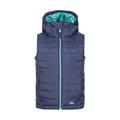 Trespass Girls Aretha Insulated Lightly Padded Hooded Gilet - Navy - Size 2Y