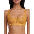 Chantelle Womens No Icons Underwired Bra - Orange Nylon - Size 34D